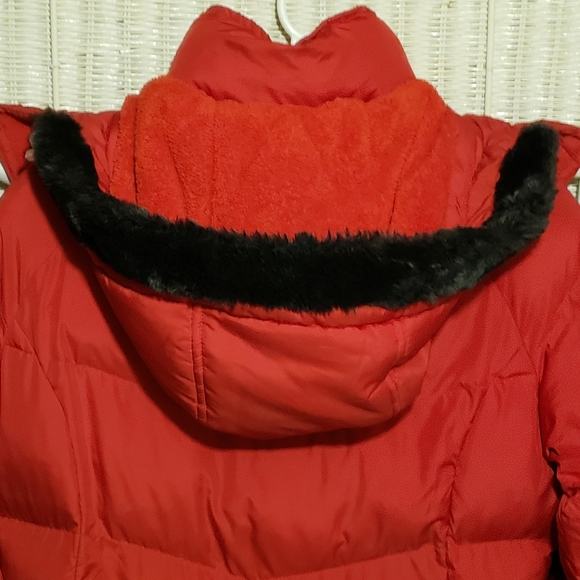 Eckōred Women's Winter Puffer Coat Heavy Warm Long Jacket With Fur Hood Size SP - Picture 14 of 16